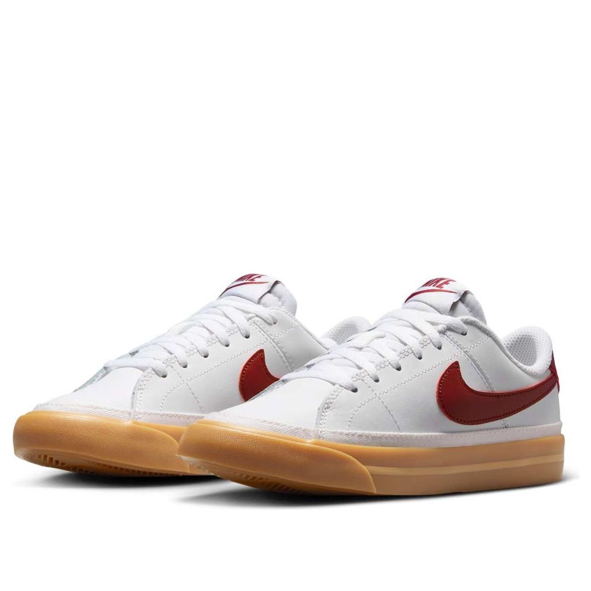 (GS) Nike Court Legacy 'White Red Gum' DA5380-132