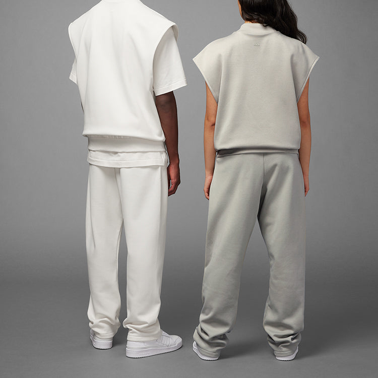 adidas Basketball Sleeveless Sweatshirt 'White' IA3417