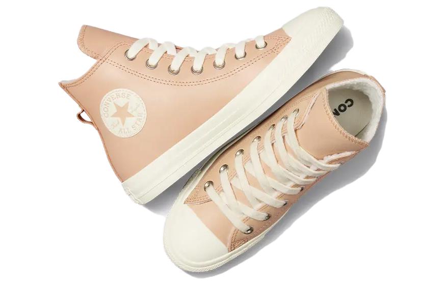 (WMNS) Converse Chuck Taylor All Star Leather Faux Fur Lining 'Pink' A07945C