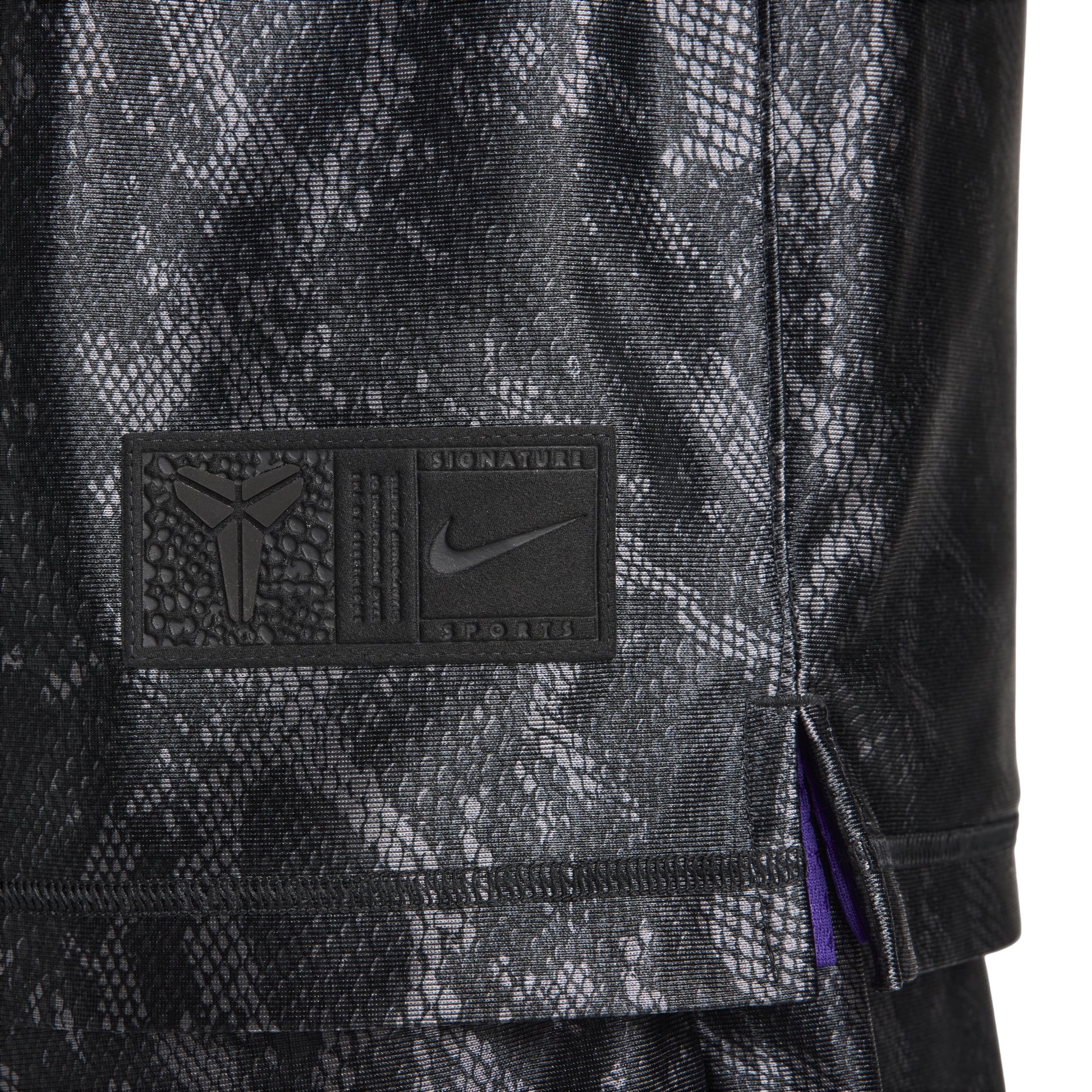 Nike Kobe Dri-FIT Standard Issue Reversible Basketball Jersey Asia Sizing 'Black Field Purple' FZ0935-010