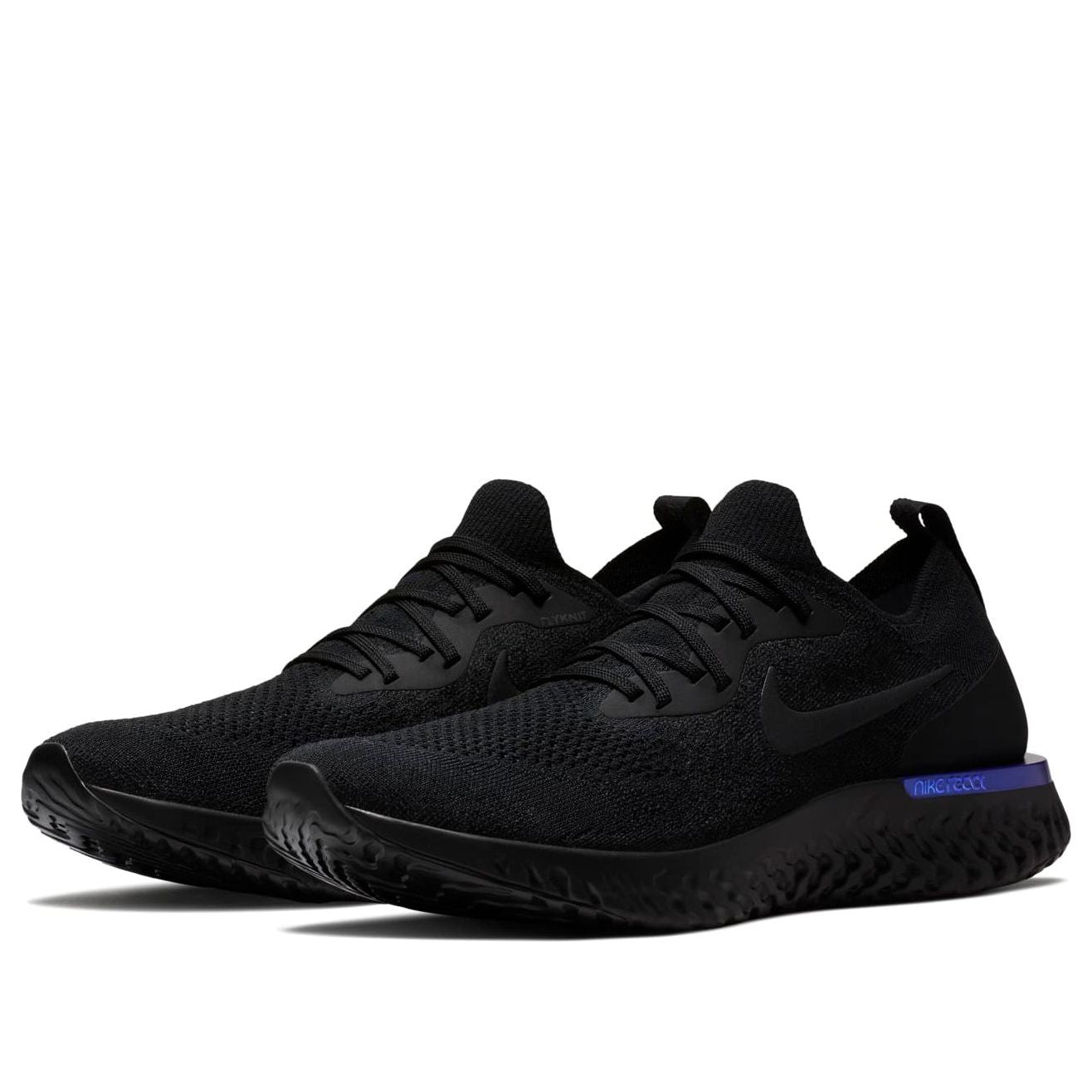 Nike Epic React Flyknit 'Black Racer Blue' AQ0067-004