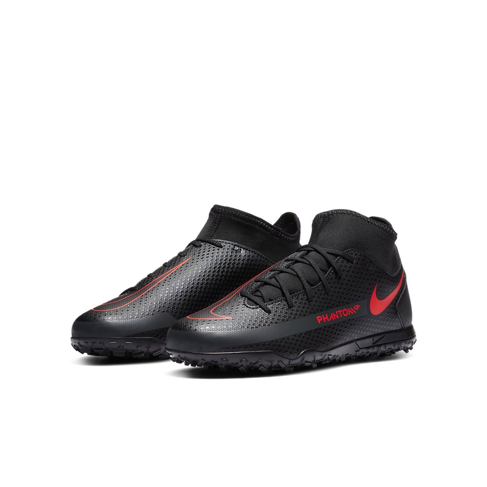 (GS) Nike Phantom GT Club DF TF 'Black Red' CW6729-060
