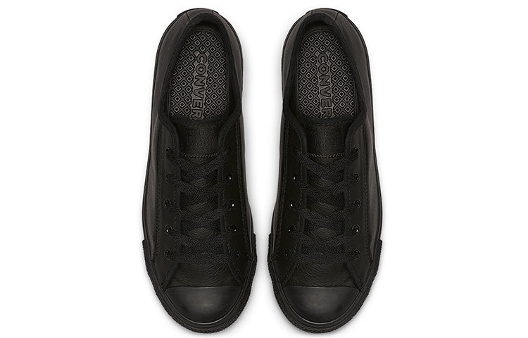 (WMNS) Converse Chuck Taylor All Star Dainty Leather Low Top Black Samurai 564986C