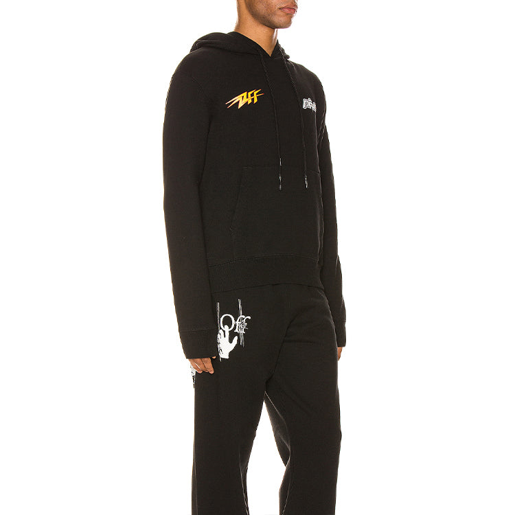 Off-White FW20 Mens Thunder Letter Slim Logo Sweater OMBB034E20FLE0081018