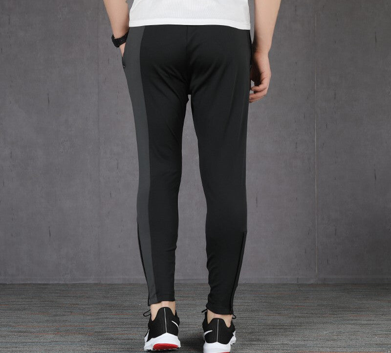 Nike Left Side Stitching Training Gym Pants Men Black CD0555-010