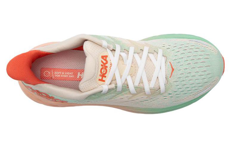 (WMNS) HOKA ONE ONE Clifton 8 'Orange Mint Green' 1119394-SGAS