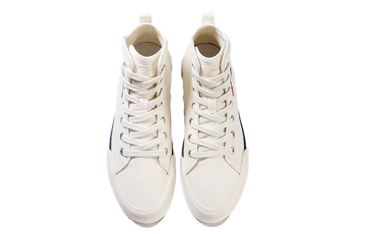 (WMNS) ANTA High Top Canvas Shoes 'Ivory Red' 122118665-1