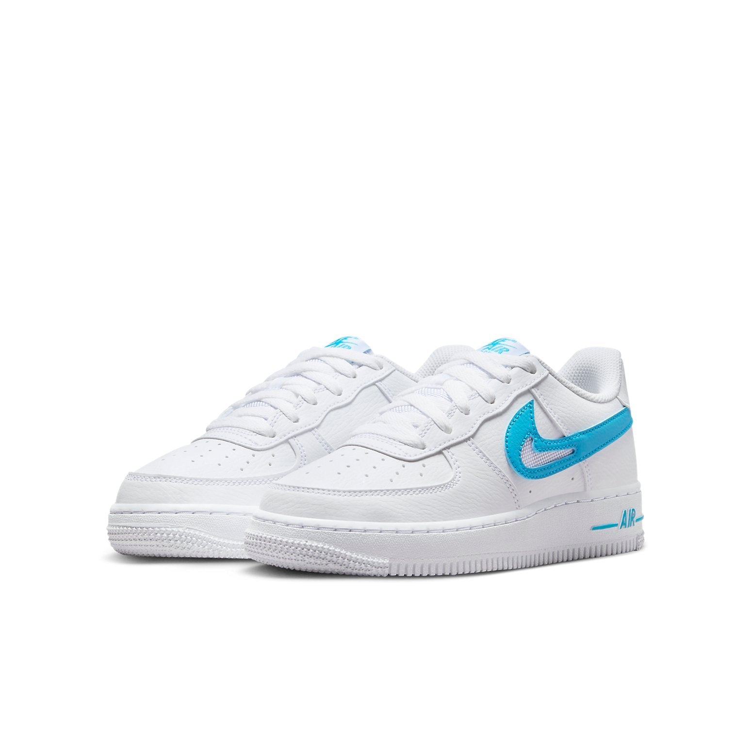 (GS) Nike Air Force 1 Low Cut-Out 'Aquatone' FN7793-100
