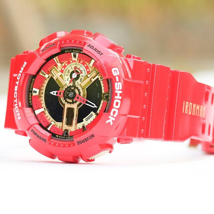 CASIO G-Shock Analog-Digital 'Red' GA-110IRONMAN-4PR