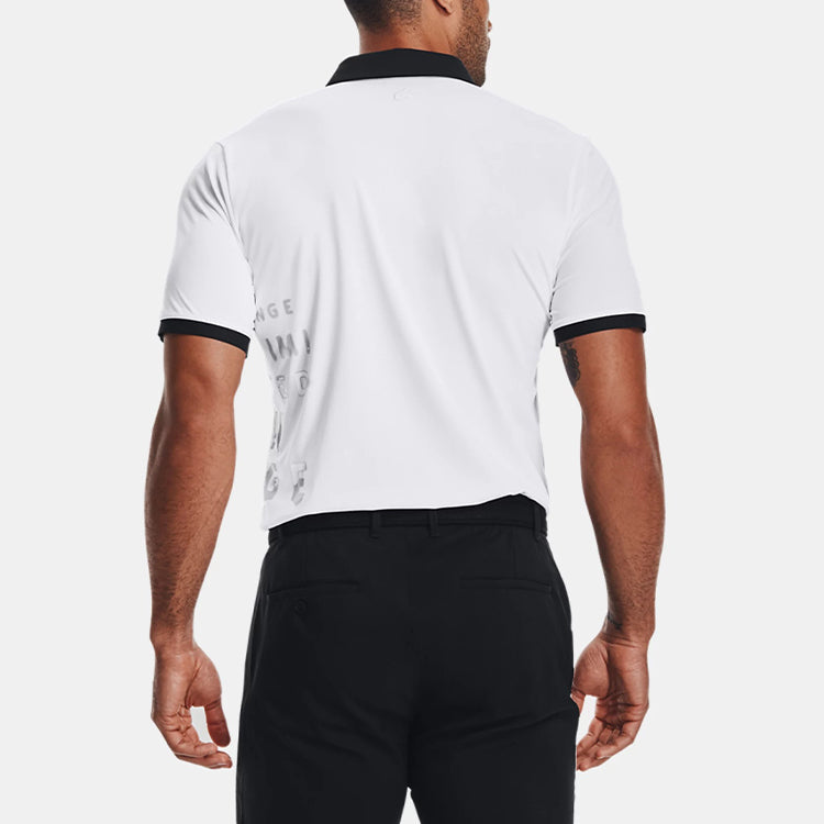 Under Armour Curry Vanish Golf Short Sleeve ShirtPolo Men's White 1361874-100