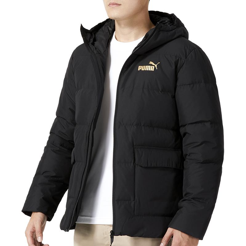 PUMA Street Style Hoodie Down Jacket 'Black' 625633-01