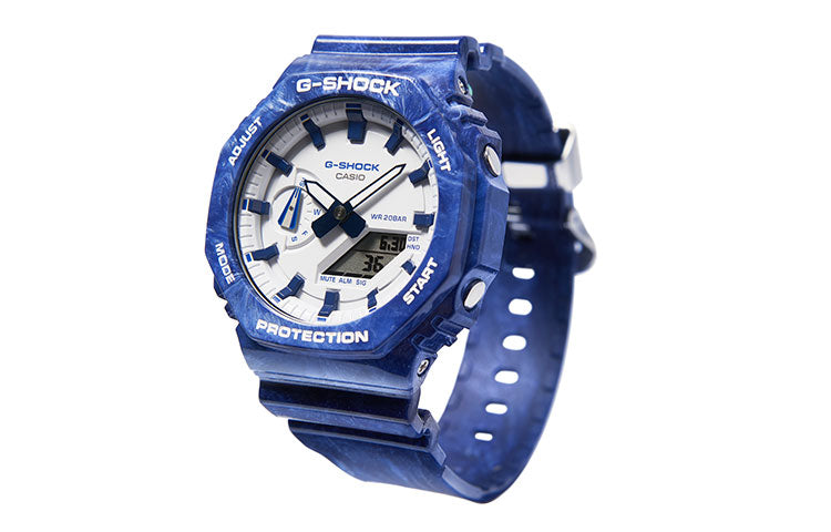 CASIO G-Shock Analog-Digital 'Blue' GA-2100BWP-2APFQ