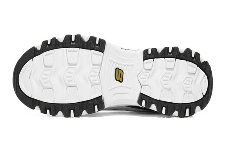 (GS) Skechers D'lites Shoes 'White Black' 403825L-WBK
