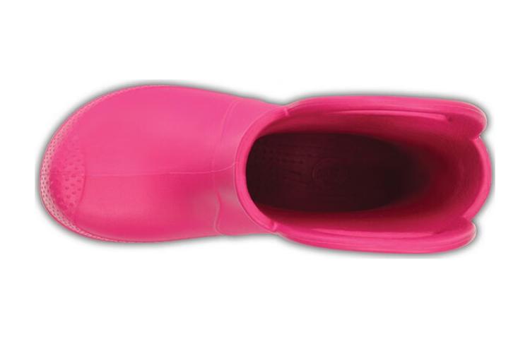 (GS) Crocs Candy Pink Handle It Rain Boots 'Pink' 12803-6X0