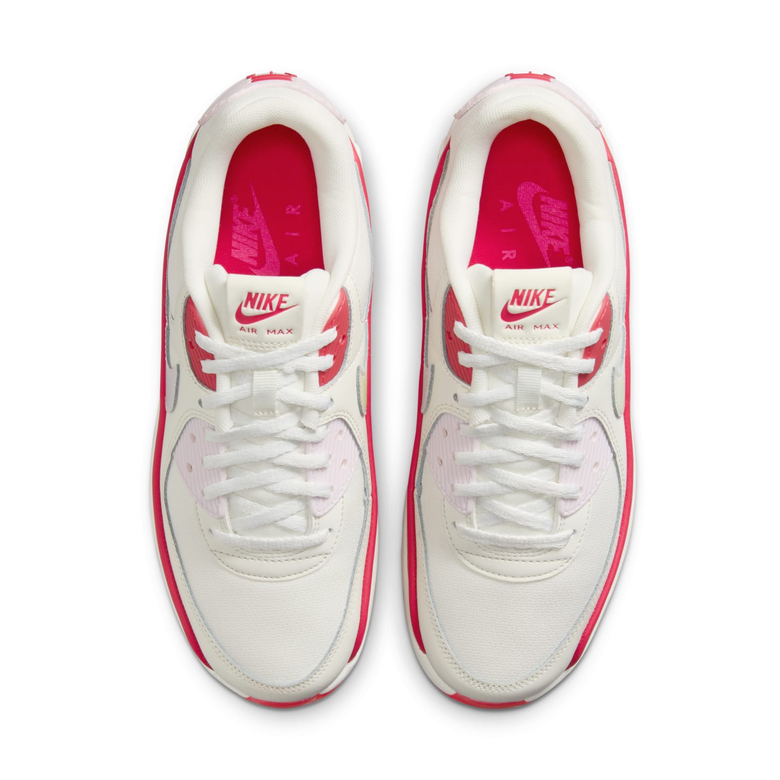 (WMNS) Nike Air Max 90 LV8 'Sail Siren Red' HF5073-133