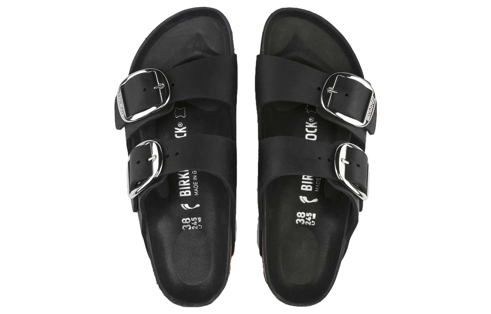 Birkenstock Arizona Big Buckle Sandals 'Black' 1011074