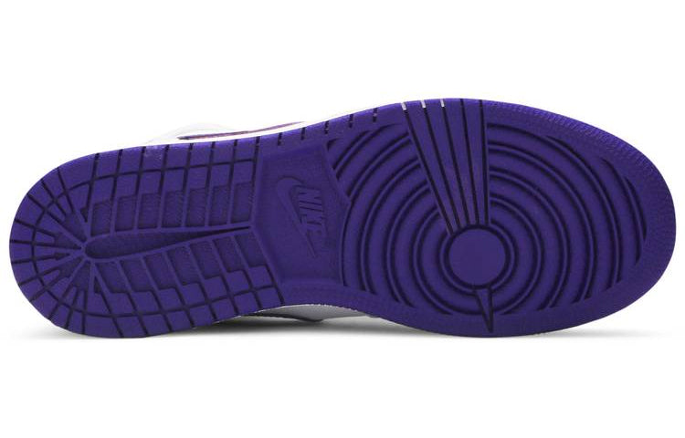 (GS) Air Jordan 1 Retro High 'White Court Purple' 332148-137
