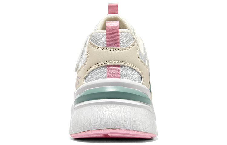 (GS) Skechers Bob's Bobs Bamina Shoes 'Beige White Pink' 319007L-WLPK