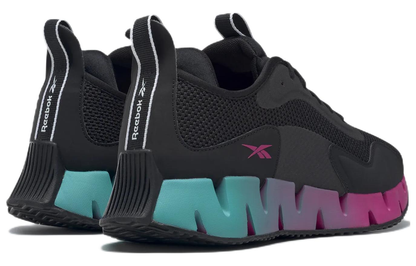 (WMNS) Reebok Zig Dynamica 'Black Proud Pink' HQ5866