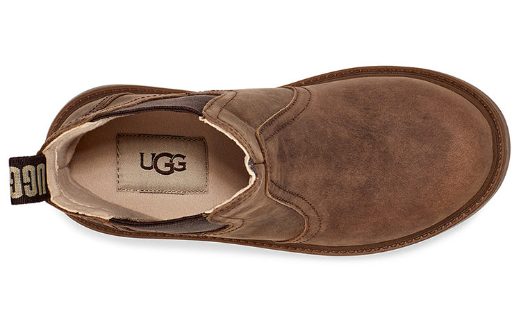 UGG Bolden Snow Boots Big Boys Brown 1112455K-WAL