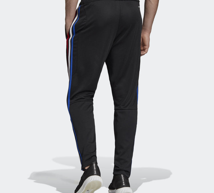 adidas Plaid Knitted Sports Long Pants Men Black FK9656