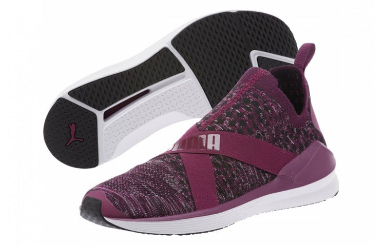 (WMNS) PUMA Fierce Evoknit Sport Shoes Wine-Red 189456-05