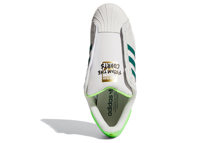 adidas Superstar Laceless 'Grey Collegiate Green' FV2804