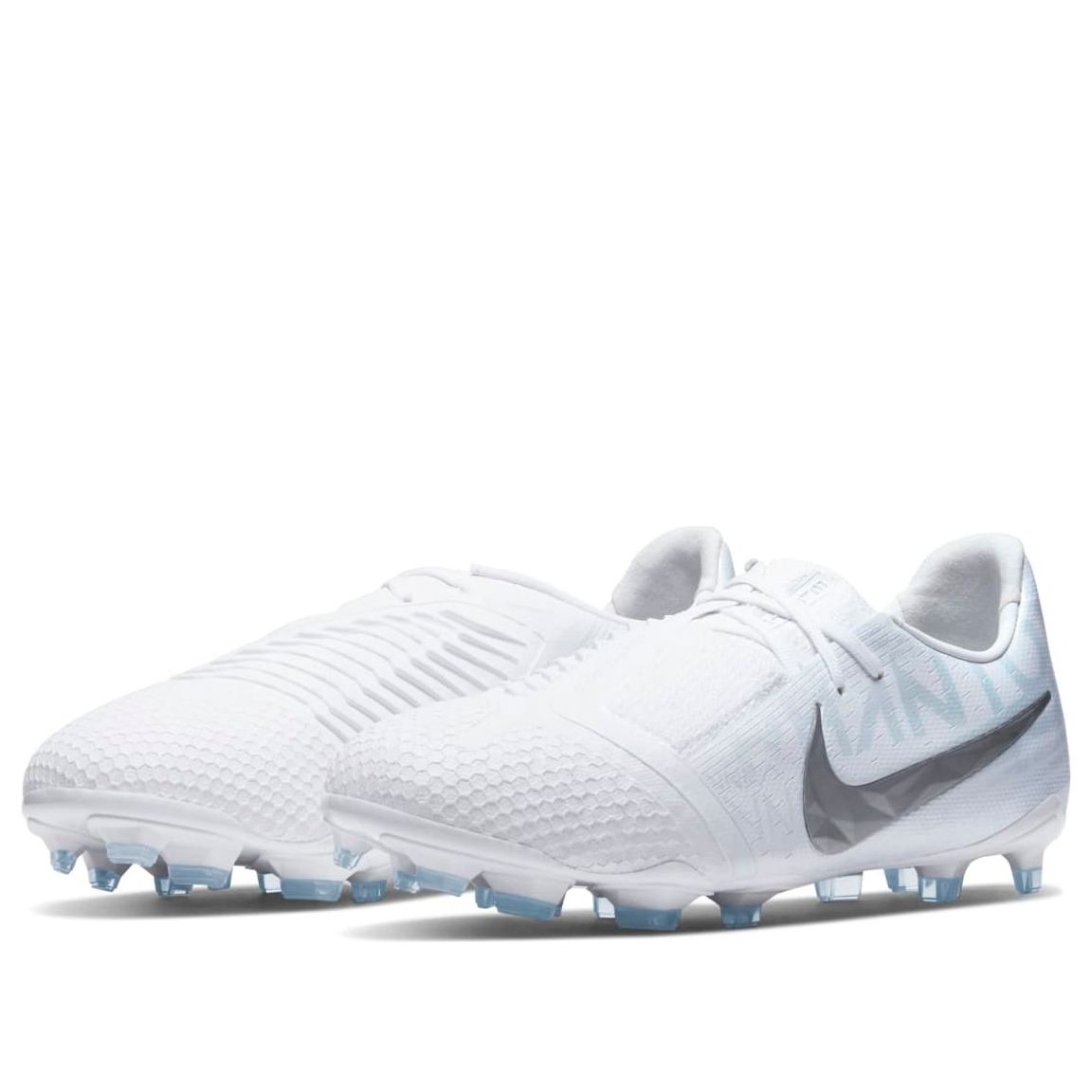 (GS) Nike Phantom Venom Elite FG 'White Metallic Platinum' AO0401-100