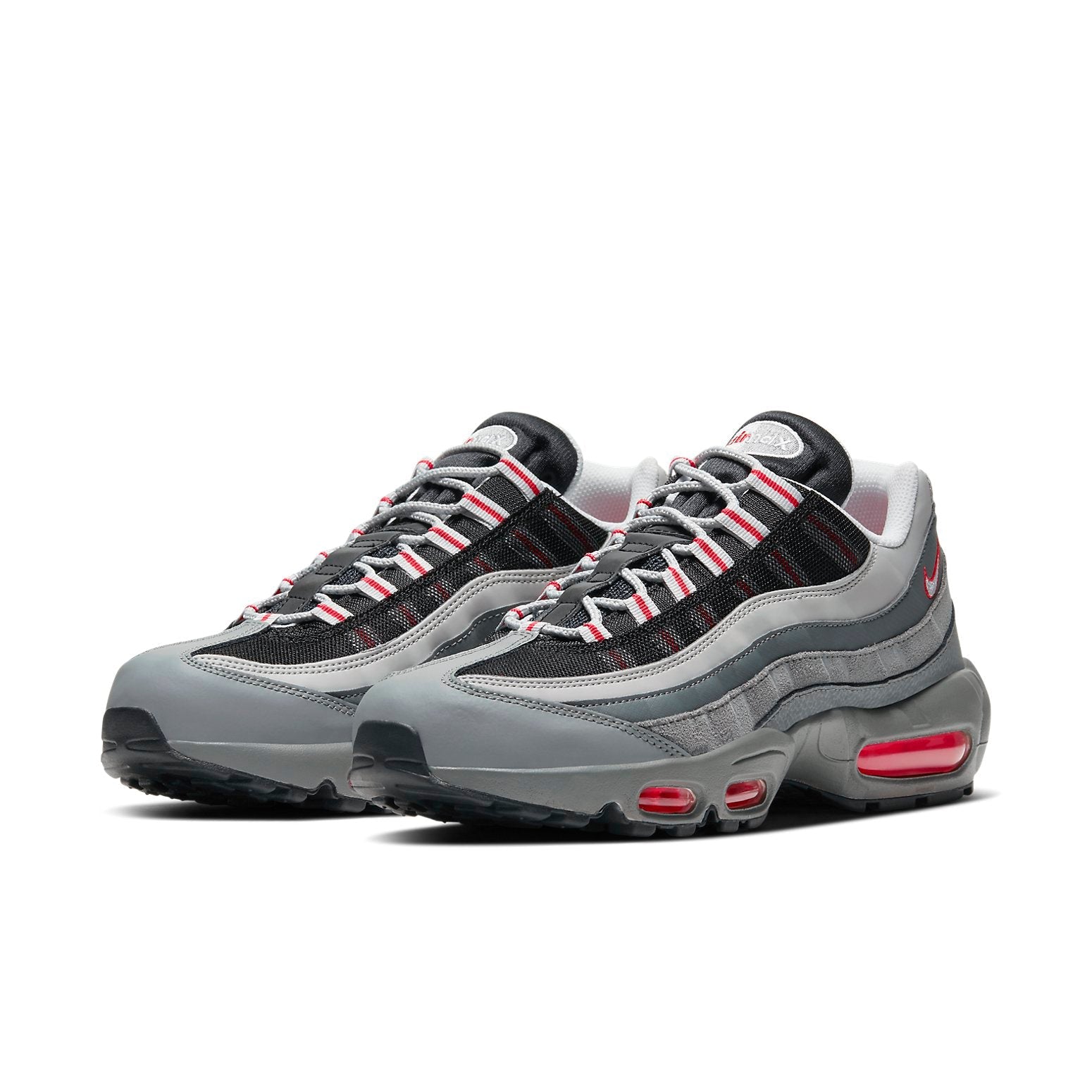 Nike Air Max 95 Essential 'Particle Grey Track Red' CI3705-600