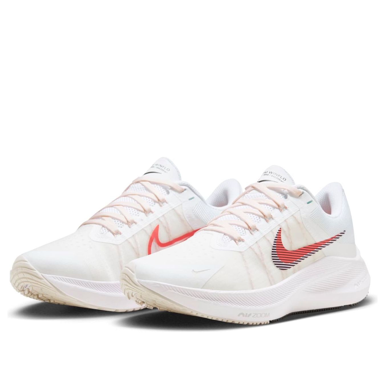 (WMNS) Nike Air Zoom Winflo 8 'White Flash Crimson' CW3421-101