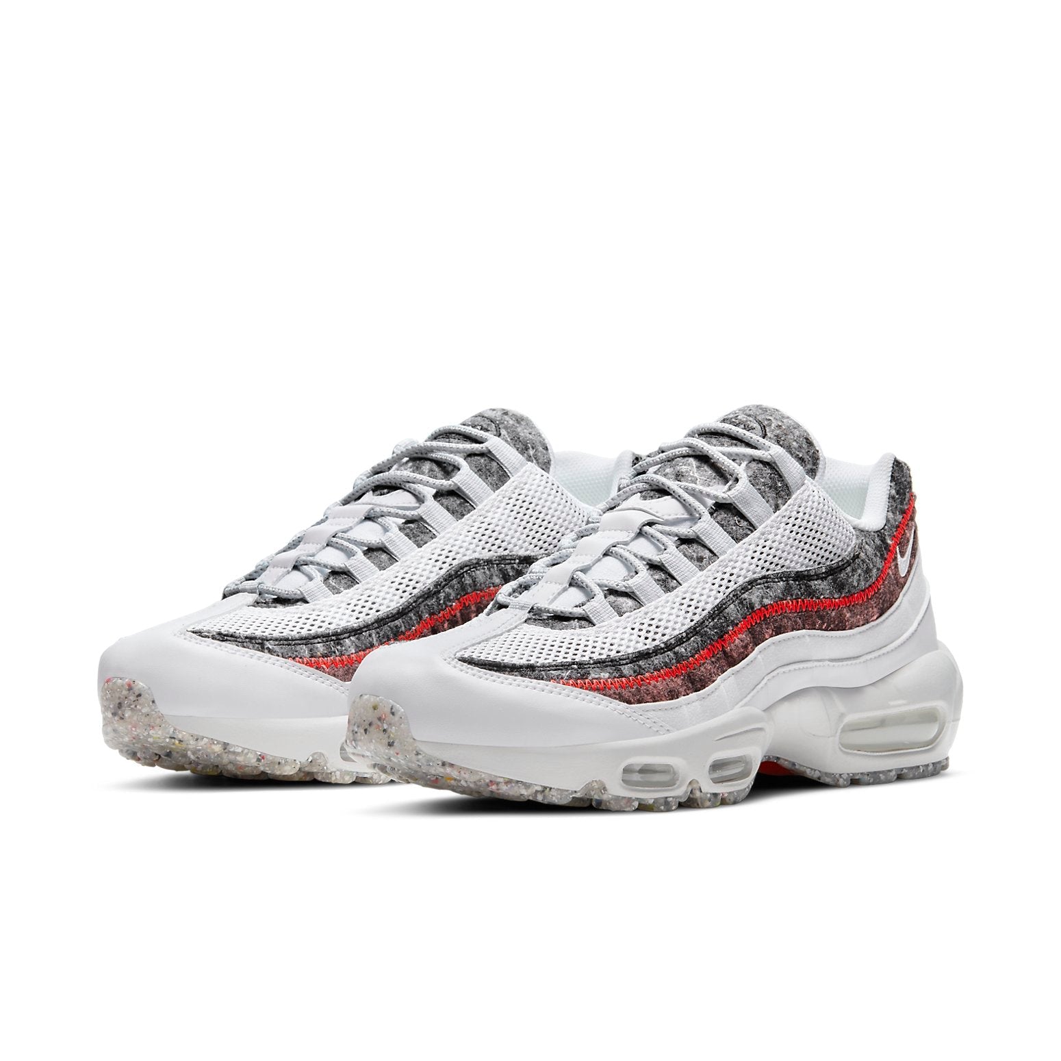 Nike Air Max 95 M2Z2 'Recycled Wool Pack - White Bright Crimson' CV6899-100