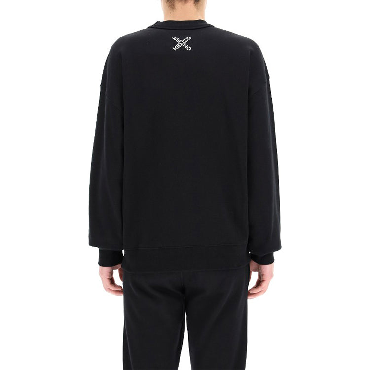 KENZO Logo Sweatshirt 'Black' FA65SW5214MS-99