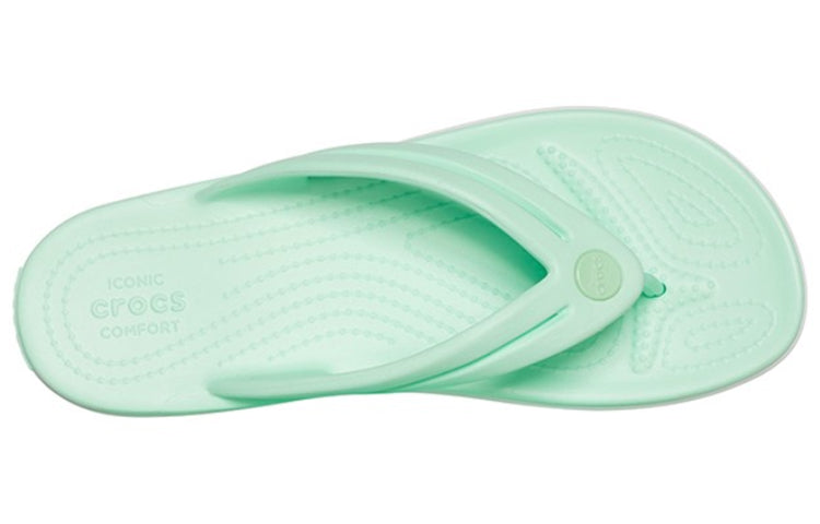 (WMNS) Crocs Flip-Flops Mint Green 206100-3TI