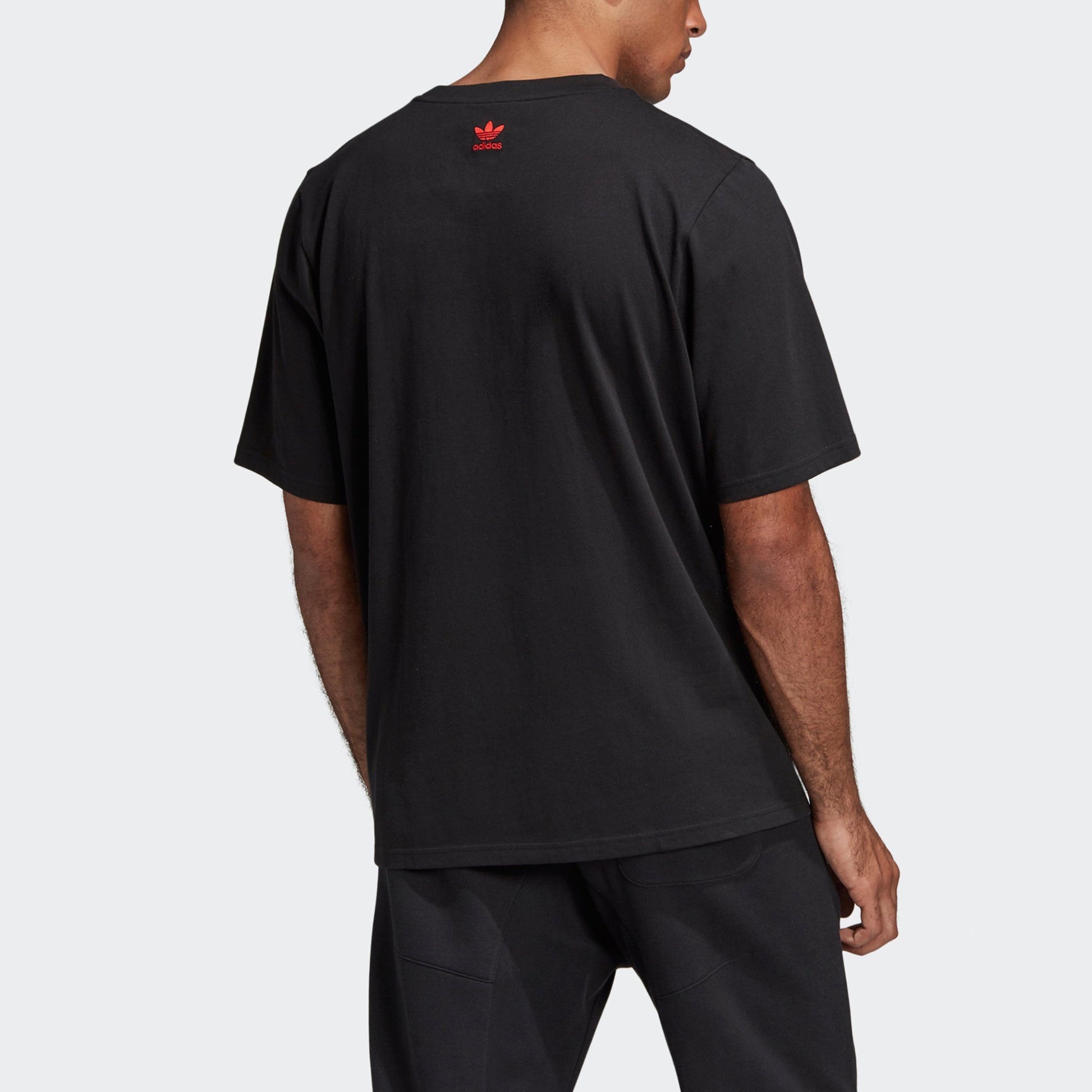 adidas originals V Day Tee Casual Sports Love Breathable Short Sleeve Black FH7885