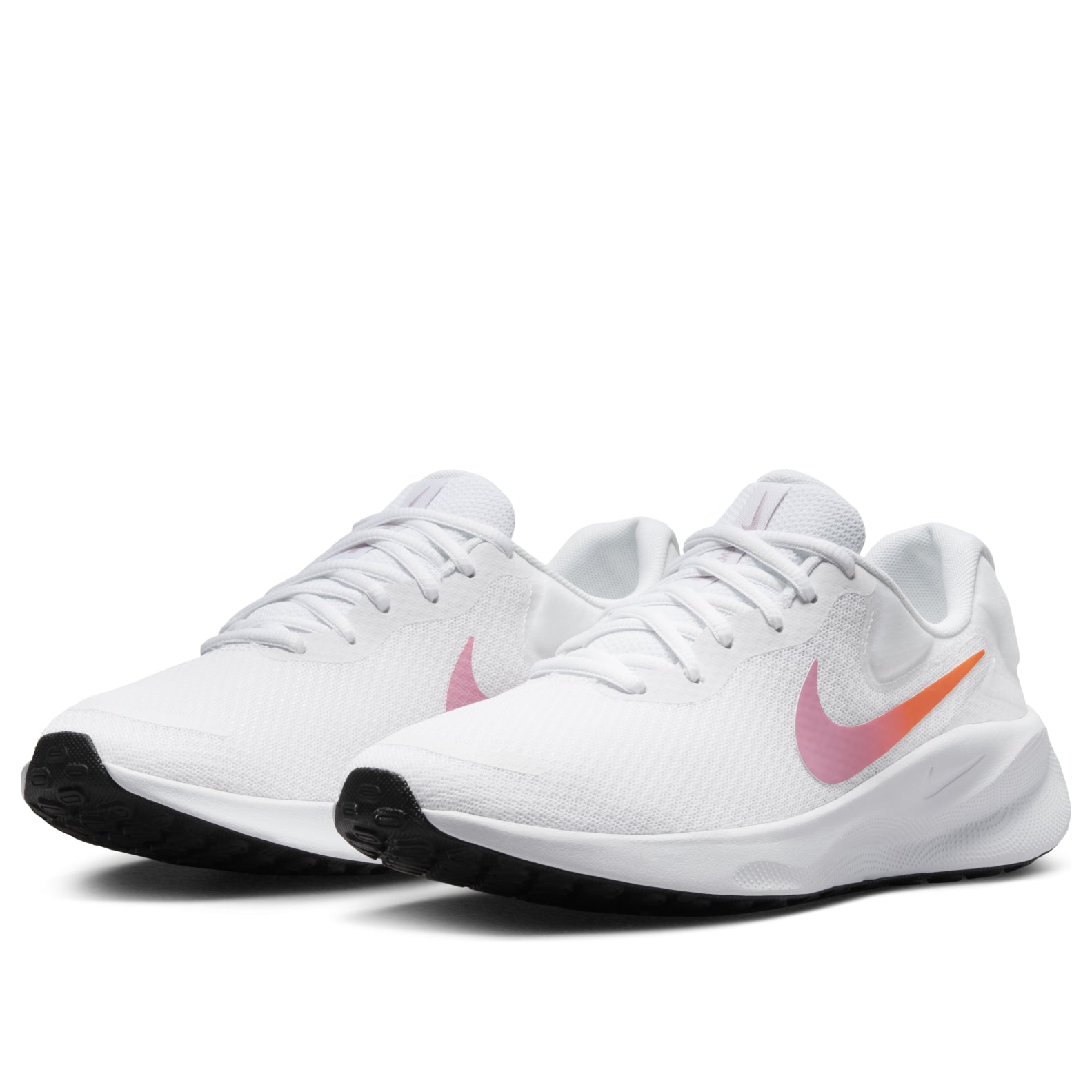 (WMNS) Nike Revolution 7 'White Beyond Pink Hyper Crimson' FB2208-104