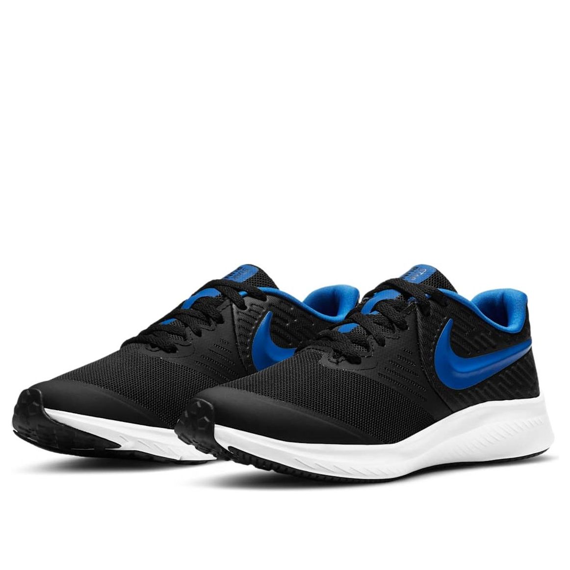 (GS) Nike Star Runner 2 'Black Blue' AQ3542-009