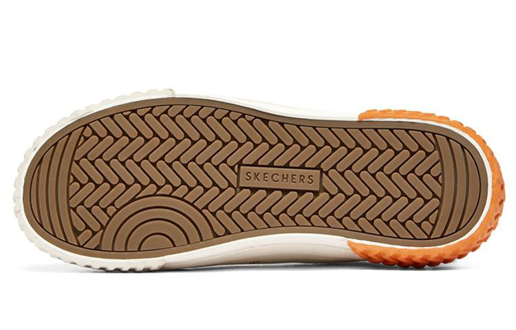 (WMNS) Skechers Street Trax Hi 'white orange' 177041-WHT