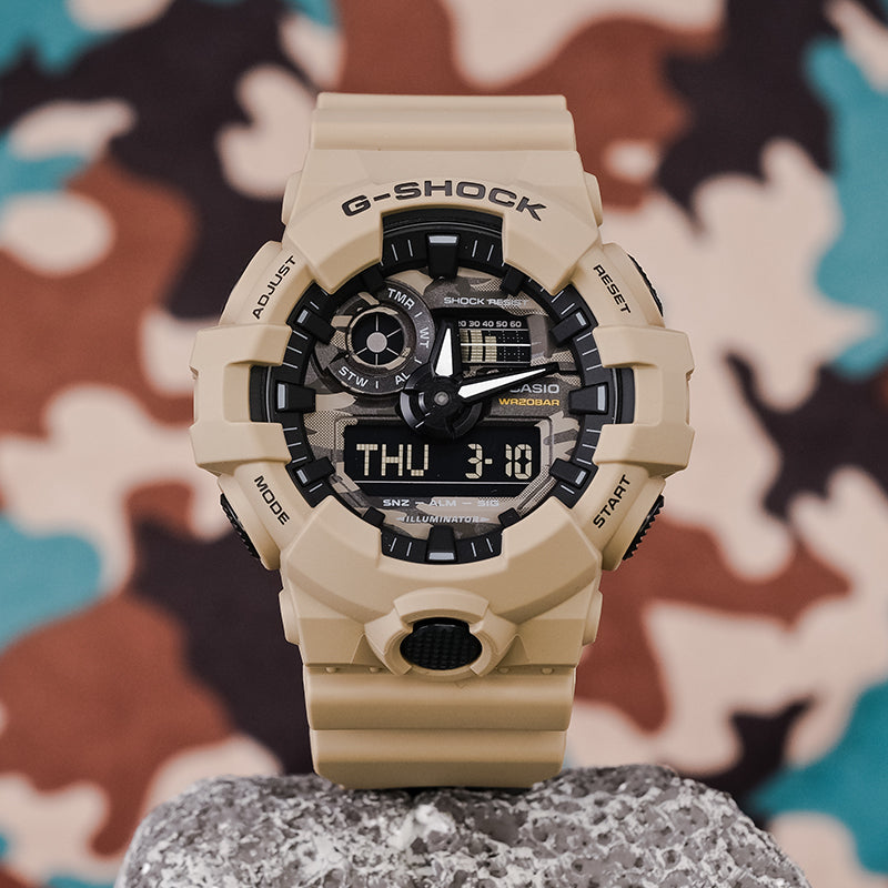 CASIO G-Shock Analog-Digital 'Brown' GA-700CA-5APR