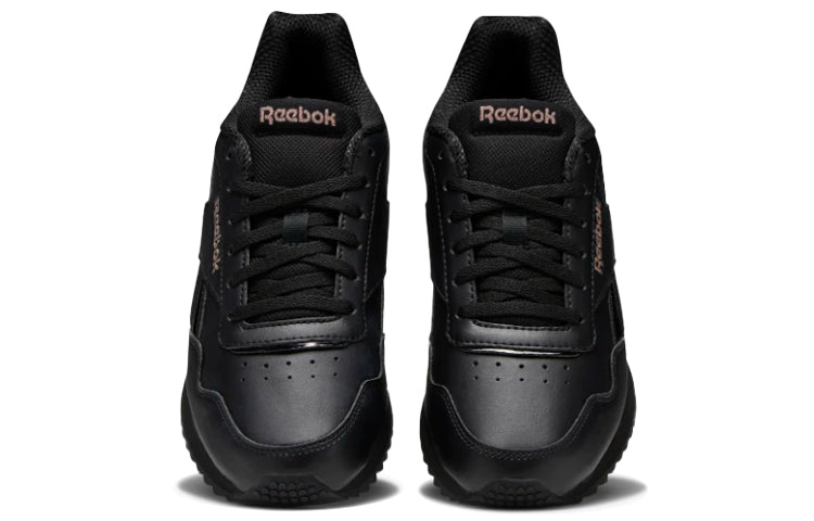 (WMNS) Reebok Royal Glide Ripple Clip 'Black Silver' DV6704