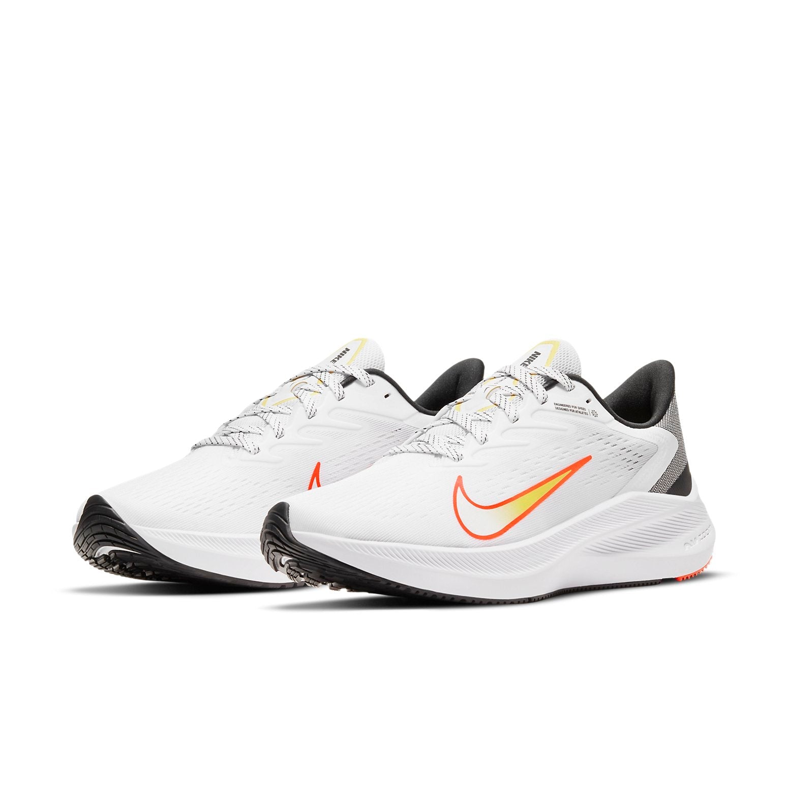 (WMNS) Nike Air Zoom Winflo 7 'White Bright Mango' CJ0302-107