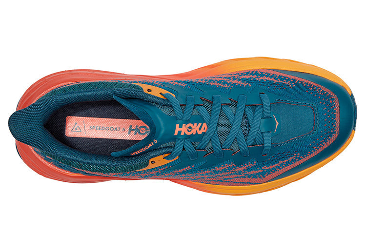 (WMNS) HOKA ONE ONE Speedgoat 5 Wide 'Blue Coral Camellia' 1123160-BCCML