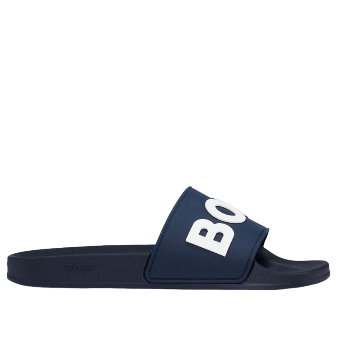 Hugo Boss Raised Italian Made Slides 'Dark Blue' 50498241-405