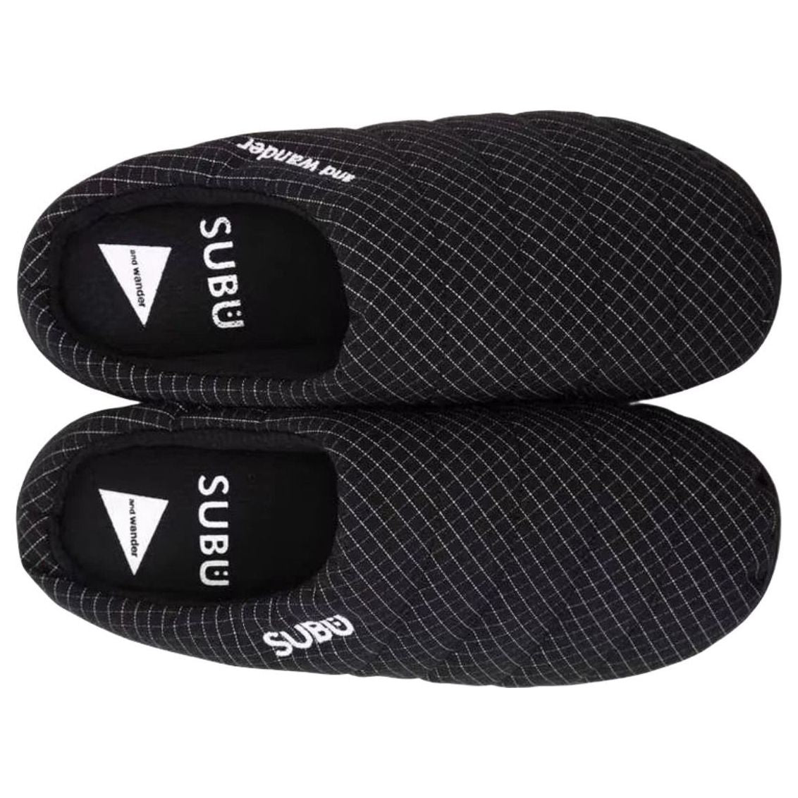 SUBU x And Wonder Reflective Lip Permanent Sandals 'Black' 57432881080010