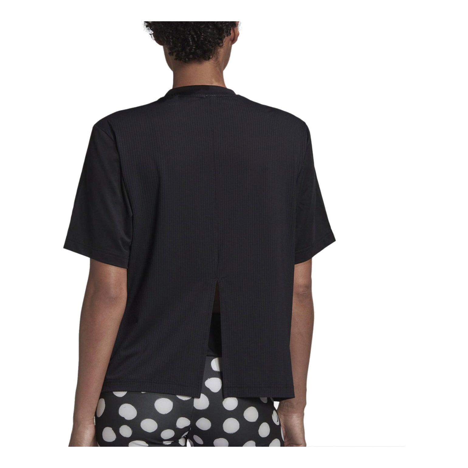 (WMNS) adidas You For You T-Shirt Asia Sizing 'Black' HB1530