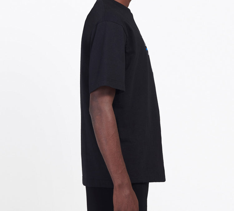 Balenciaga SS20 Paris Flag Regular paris Logo Tee 594579TGV481000