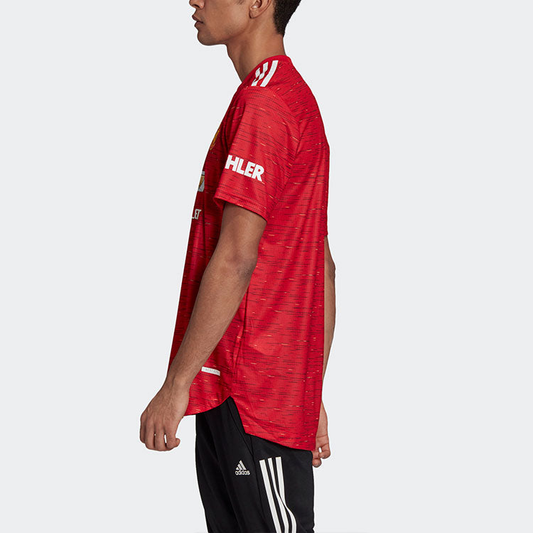 adidas AU Player Edition 20-21 Season Manchester United Home Sports Jersey Red GC7957