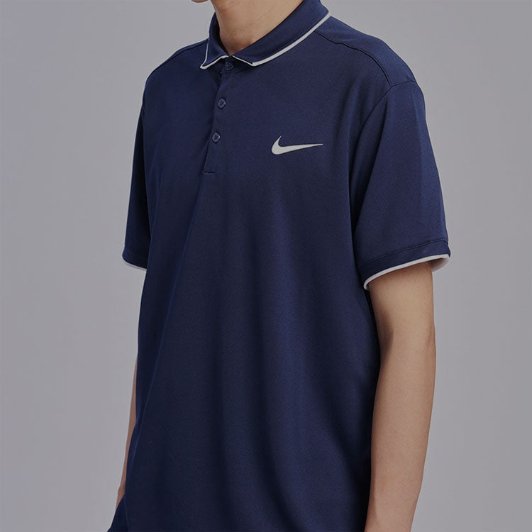 Nike CT DRY Polo Team Polo Shirt Navy Blue Dark blue AQ5304-410