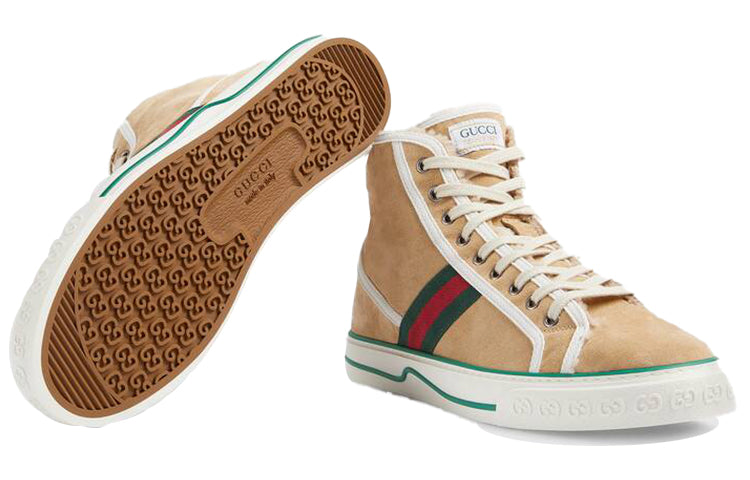 Gucci Tennis 1977 High 'Beige' 649335-UAE20-9564