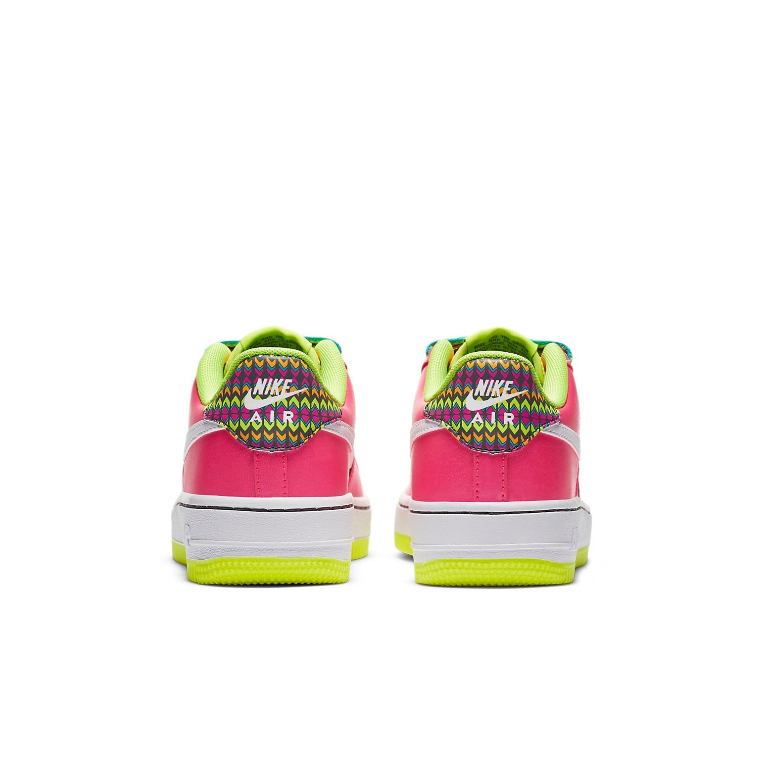 (GS) Nike Air Force 1 'Pink Blast Volt' CW5761-600