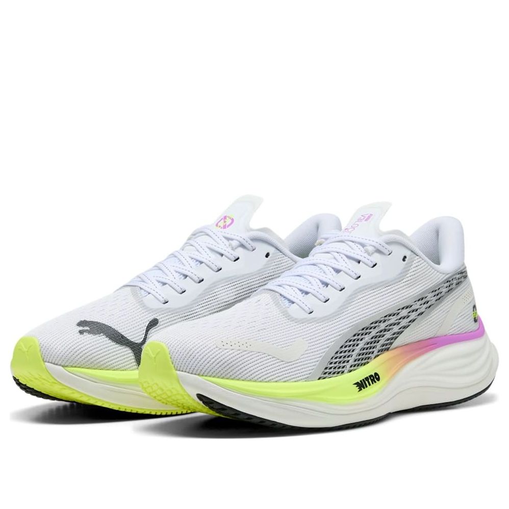 PUMA Velocity Nitro 3 Ekiden Glow 'White Pure Magenta Yellow' 311902-01
